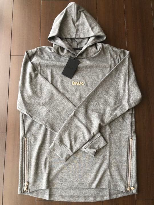 大人気BALR. Qシリーズパーカー 新品未使用 グレーL