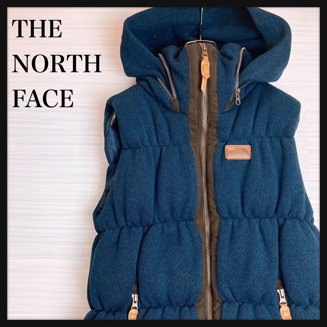 THE NORTH FACEノースフェイス ベスト肉厚 レディース ネイビー L