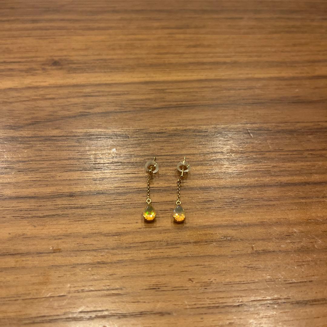 新品 未使用 ピアス ゴールド アガット アガットピアス agete