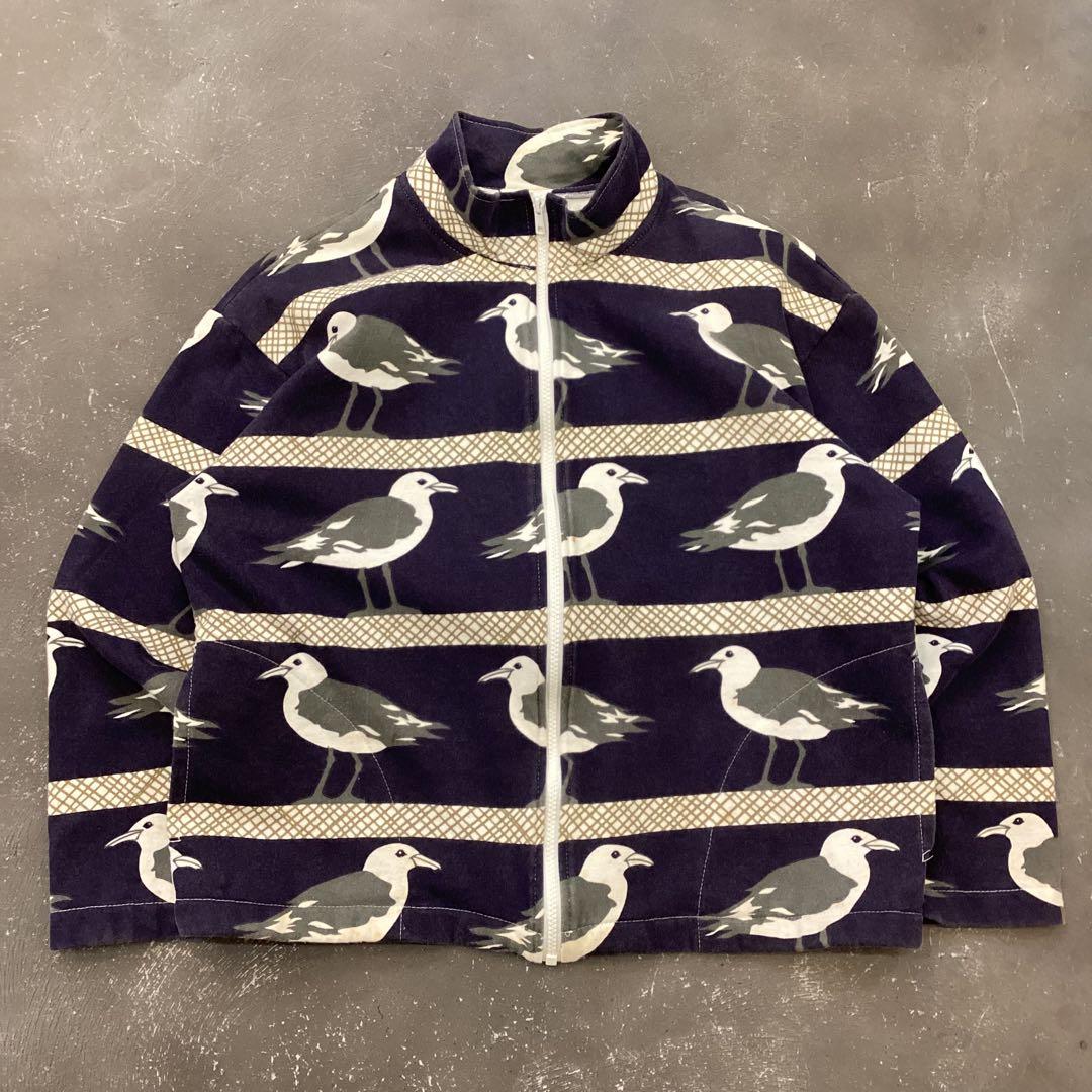 90s MICHIGAN RAG CO. スウェットブルゾン カモメ USA製