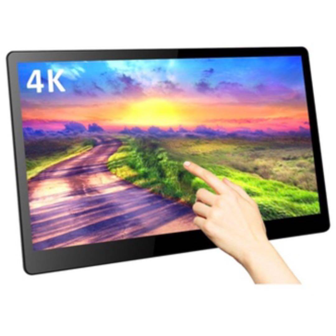 15.6インチ マルチタッチモニター 3840x2160 4K解像度