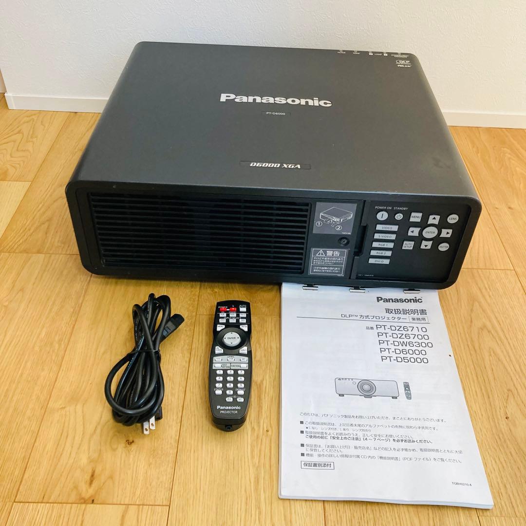 Panasonic パナソニックPT-D6000K プロジェクター