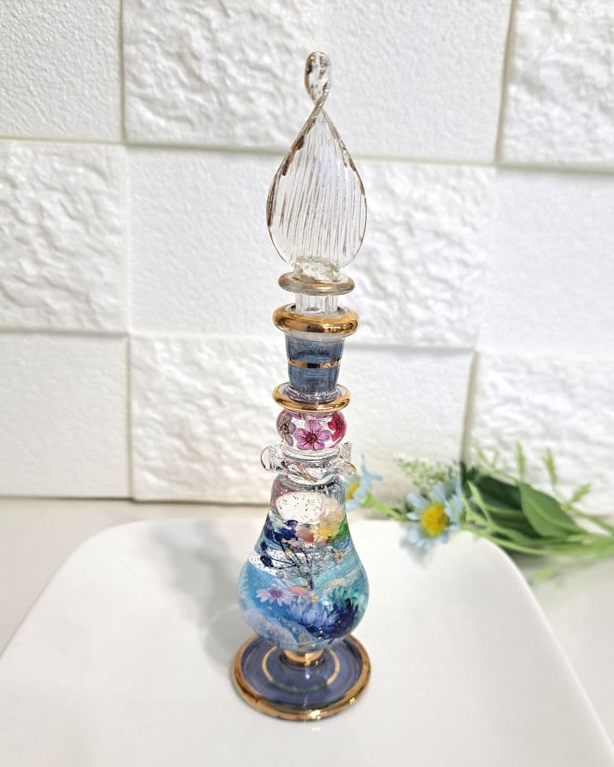 No.70 エジプシャングラス【やや大きめSサイズ】ブルー系