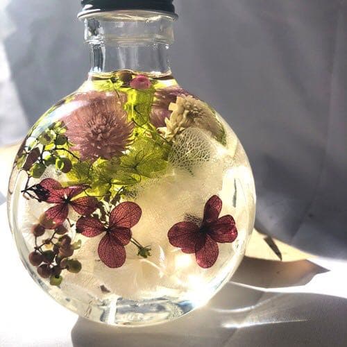 春のハーバリウム猫瓶ver