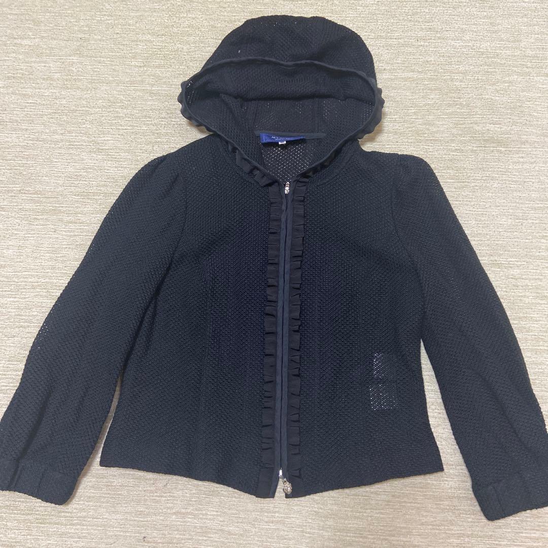 エムズグレイシーメッシュパーカー黒